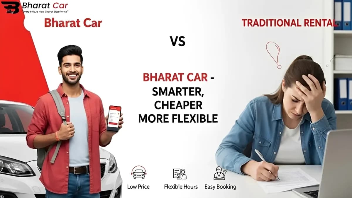 Bharat Car vs traditional rental — smarter, cheaper, more flexible self-drive