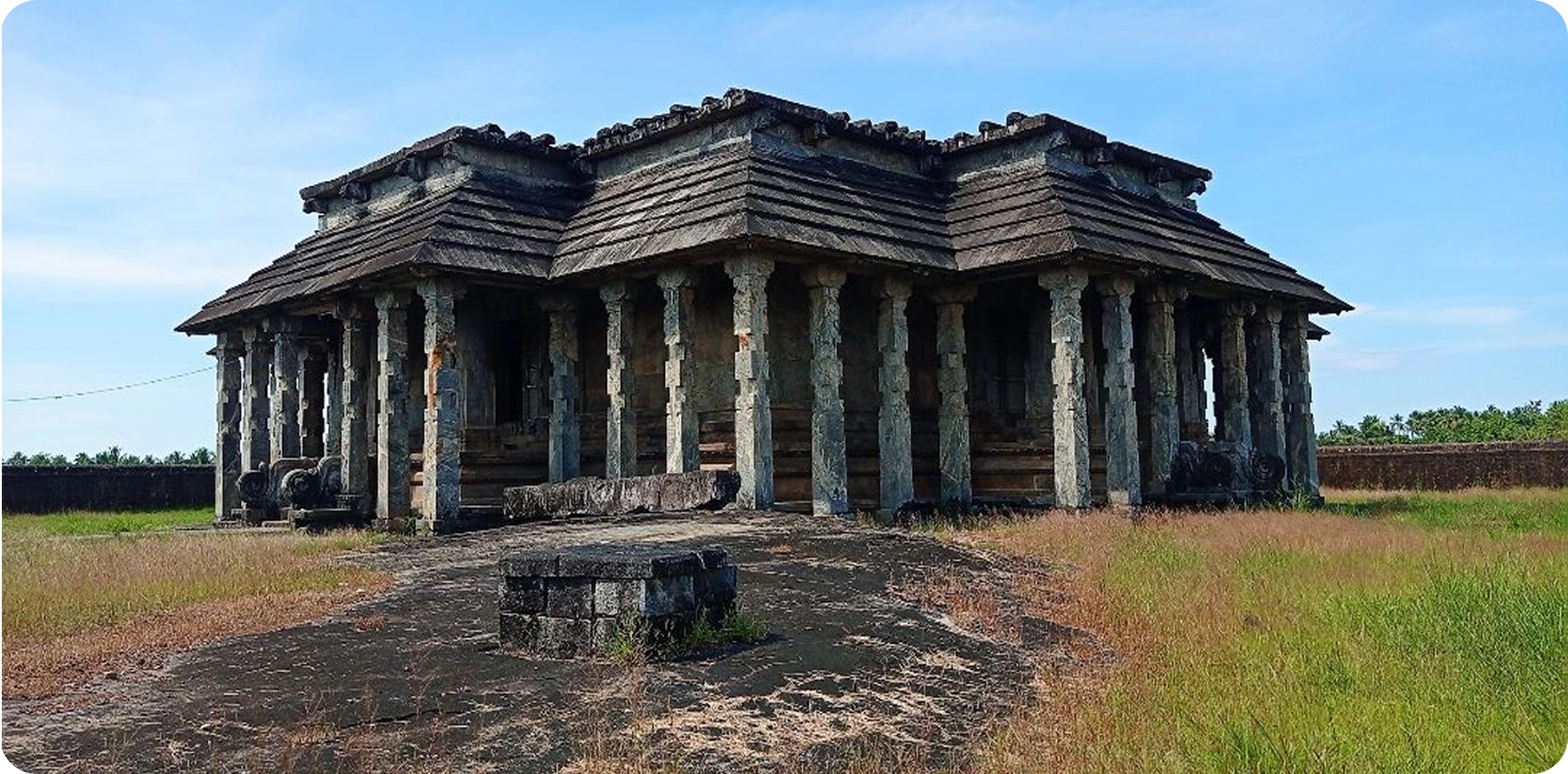 Chaturmukha Basadi, a historic four-sided Jain temple located in Karkala, Karnataka