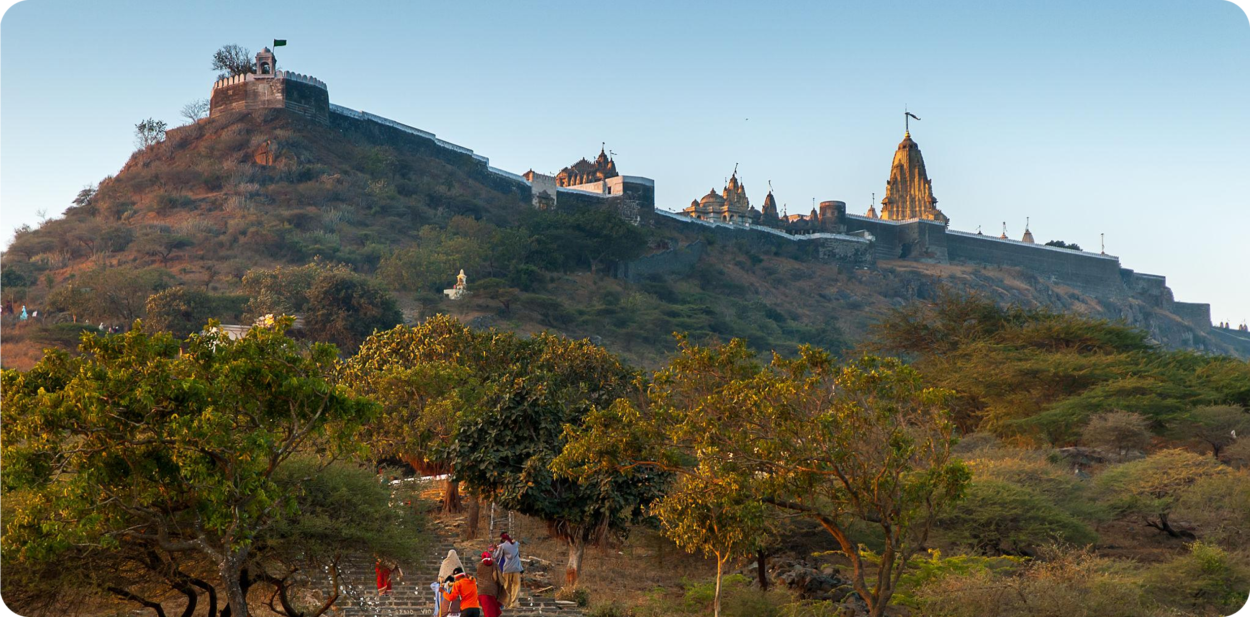 Mountain view jain temple