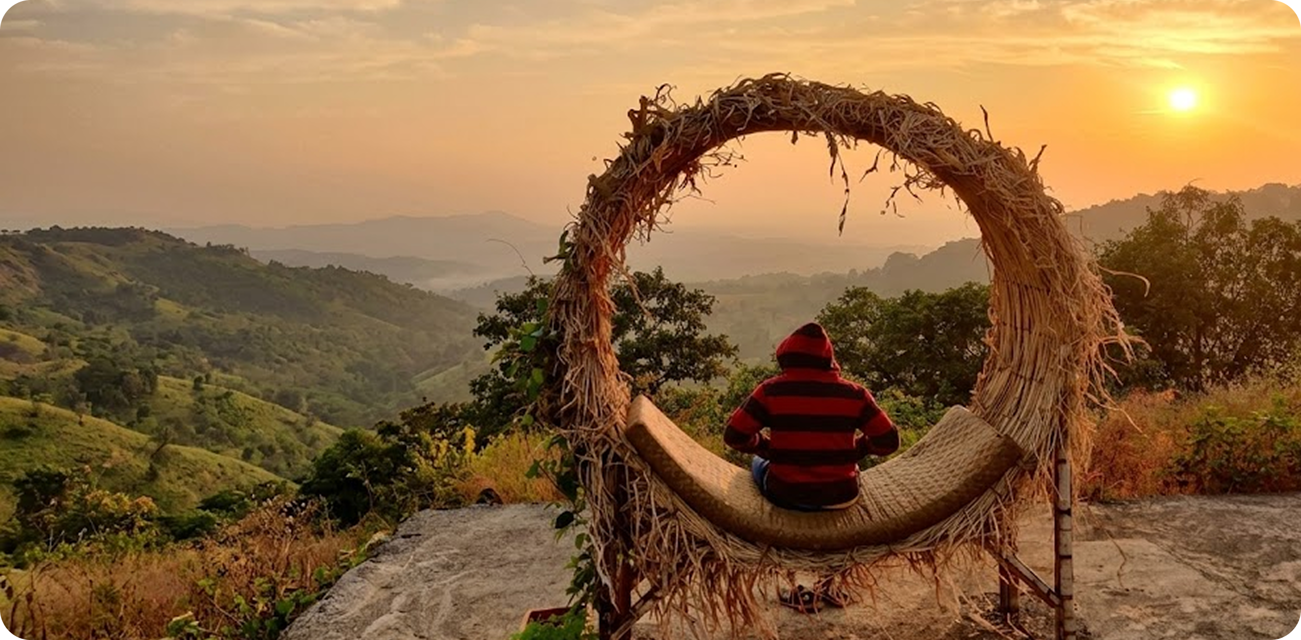 Hill-top view from Suryamal