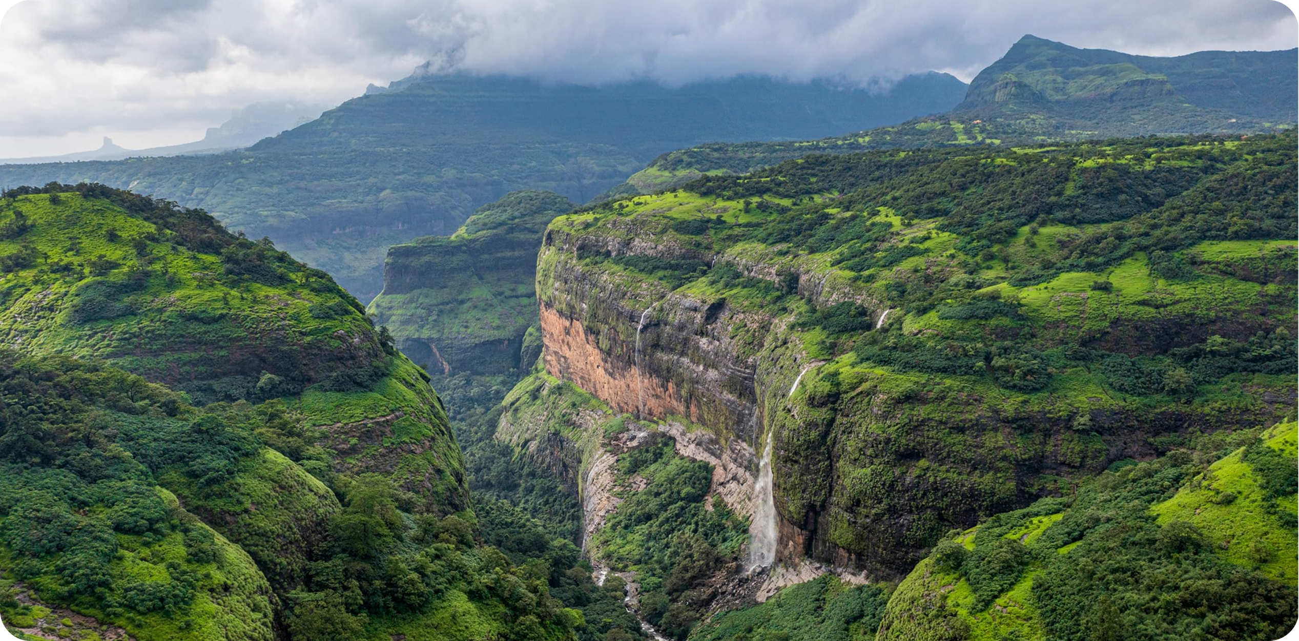 Tamhini Ghat Aerial View